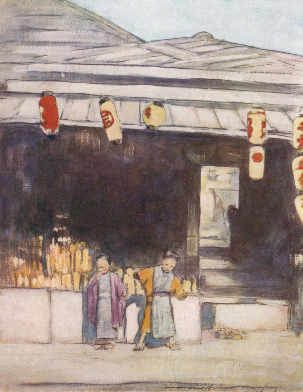 एक साइन-पेंटर', c1887, 1901 द्वारा मोर्टिमर लुडिंगटन मेनपेस