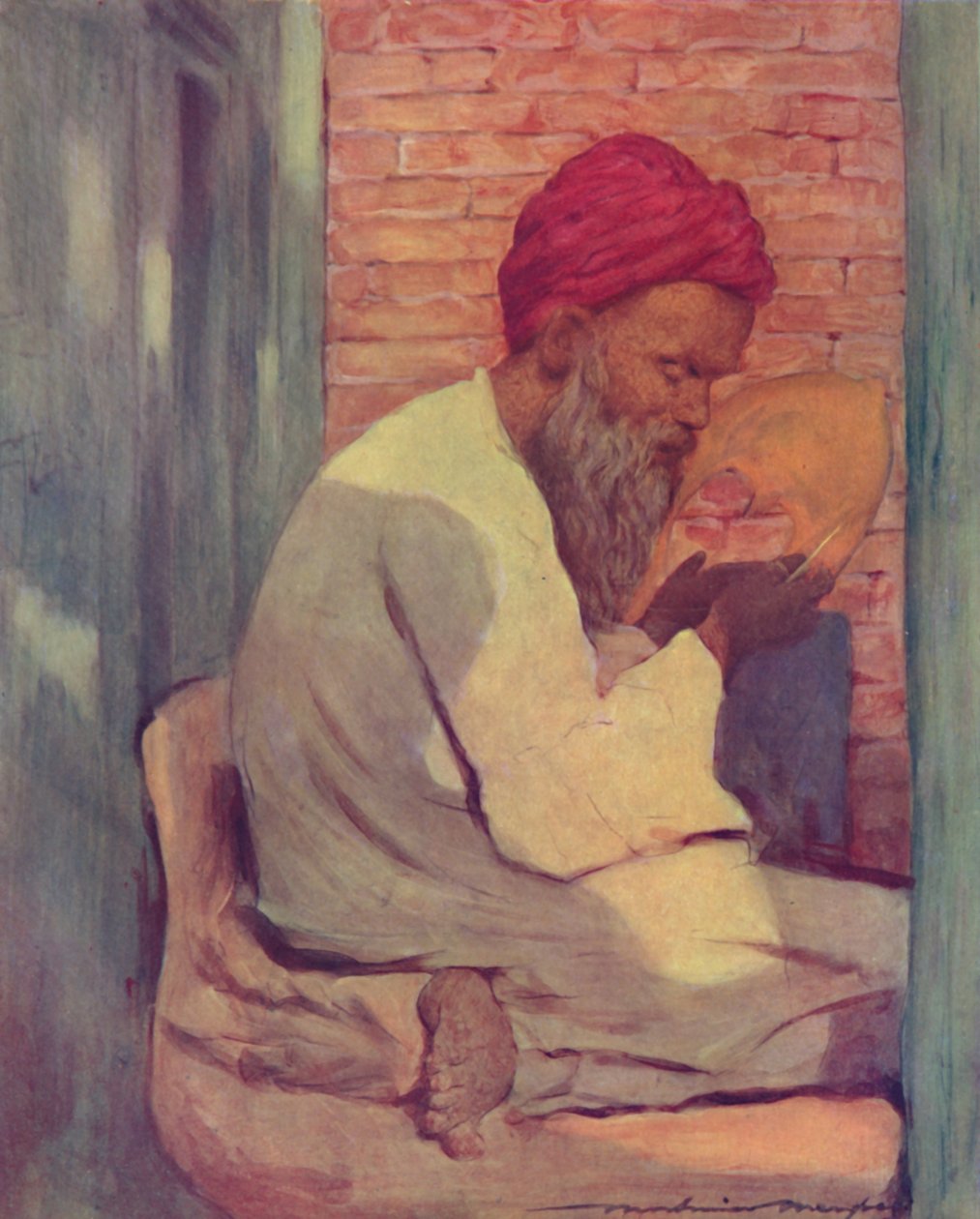 एक चप्पल बनाने वाला, 1903 द्वारा मोर्टिमर लुडिंगटन मेनपेस