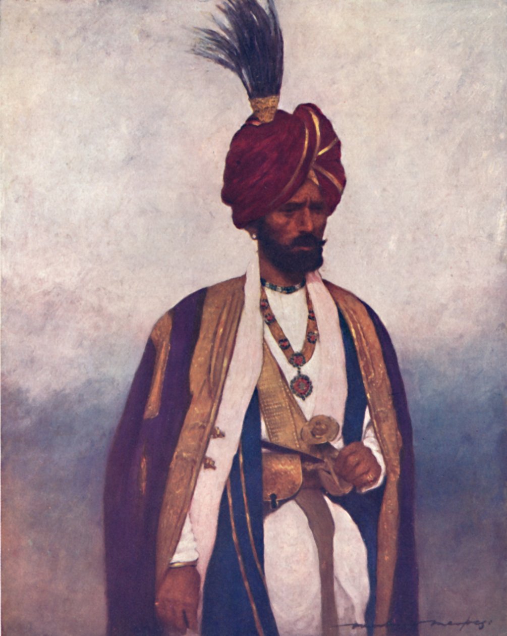 महामहिम डोगरा सोवर का एक सैनिक, 1903 द्वारा मोर्टिमर लुडिंगटन मेनपेस