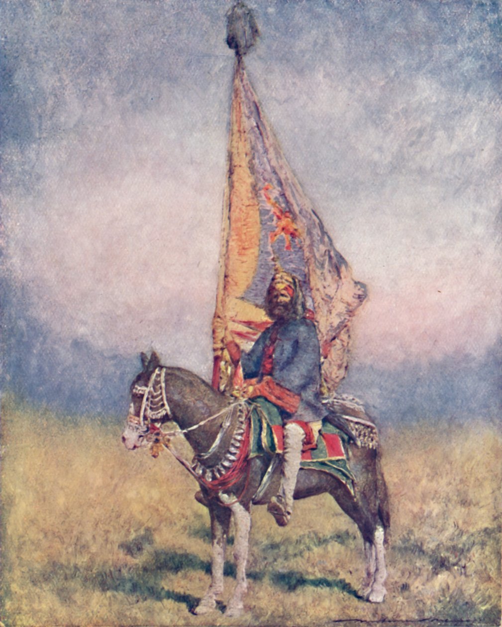 कच्छ का एक मानक-वाहक, 1903 द्वारा मोर्टिमर लुडिंगटन मेनपेस