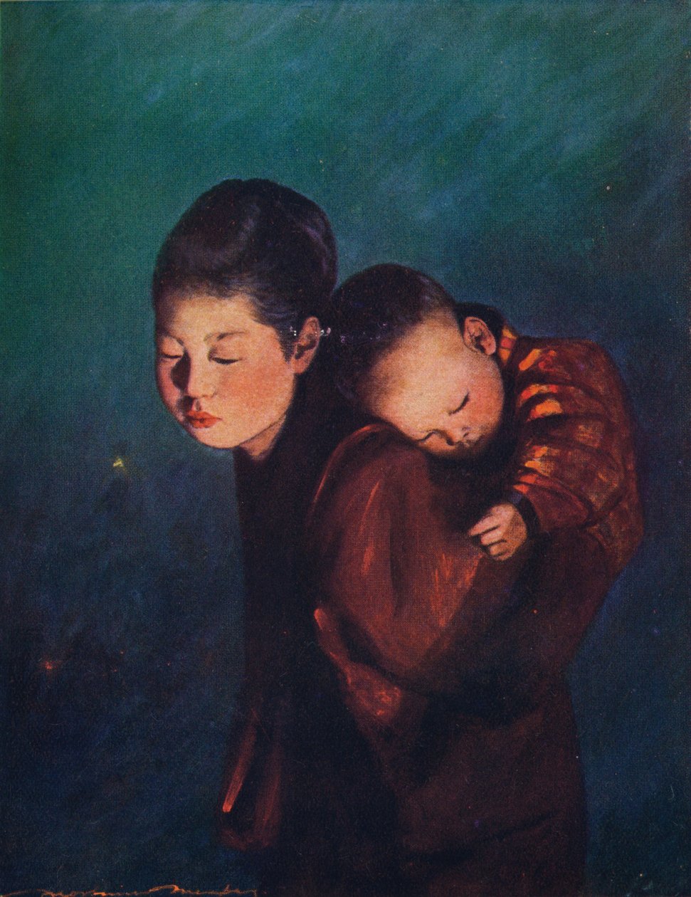 बेअरिंग ए बर्डन, c1887, 1901 द्वारा मोर्टिमर लुडिंगटन मेनपेस