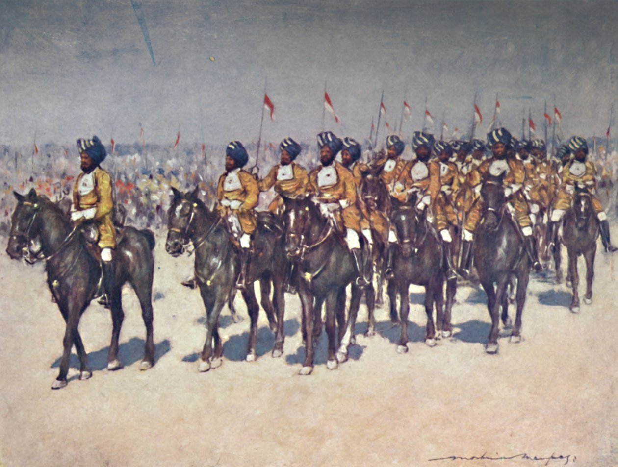 बॉम्बे रिटेनर्स, 1903 द्वारा मोर्टिमर लुडिंगटन मेनपेस