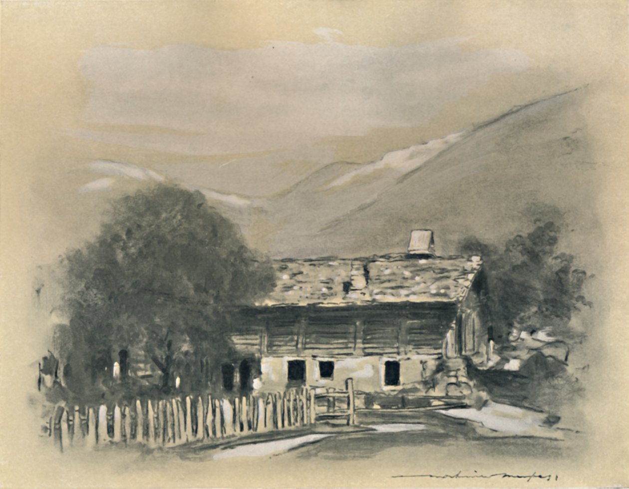 लुसीन के पास शैले, 1903 द्वारा मोर्टिमर लुडिंगटन मेनपेस