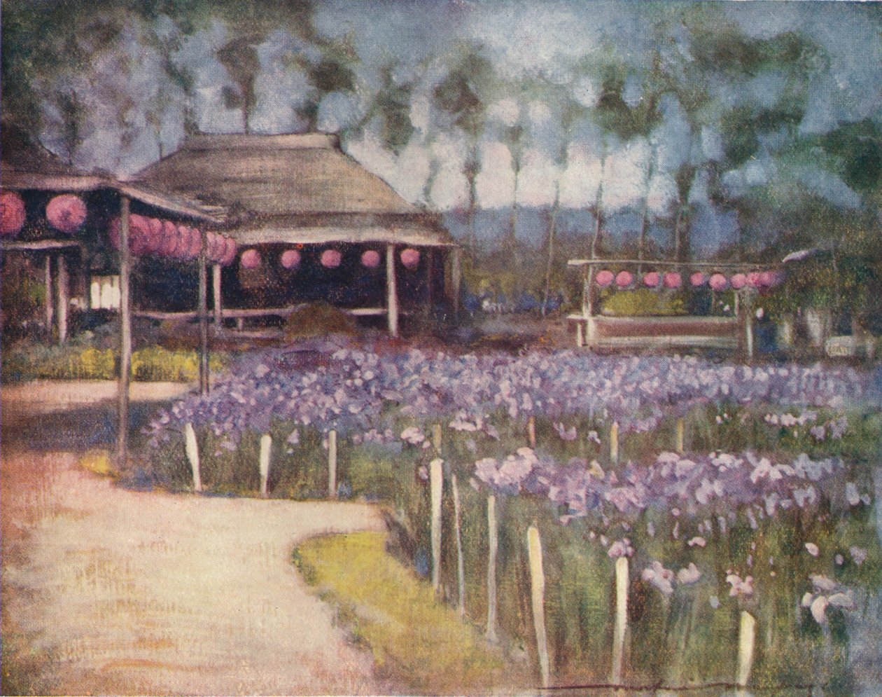आइरिस गार्डन, c1887, 1901 द्वारा मोर्टिमर लुडिंगटन मेनपेस