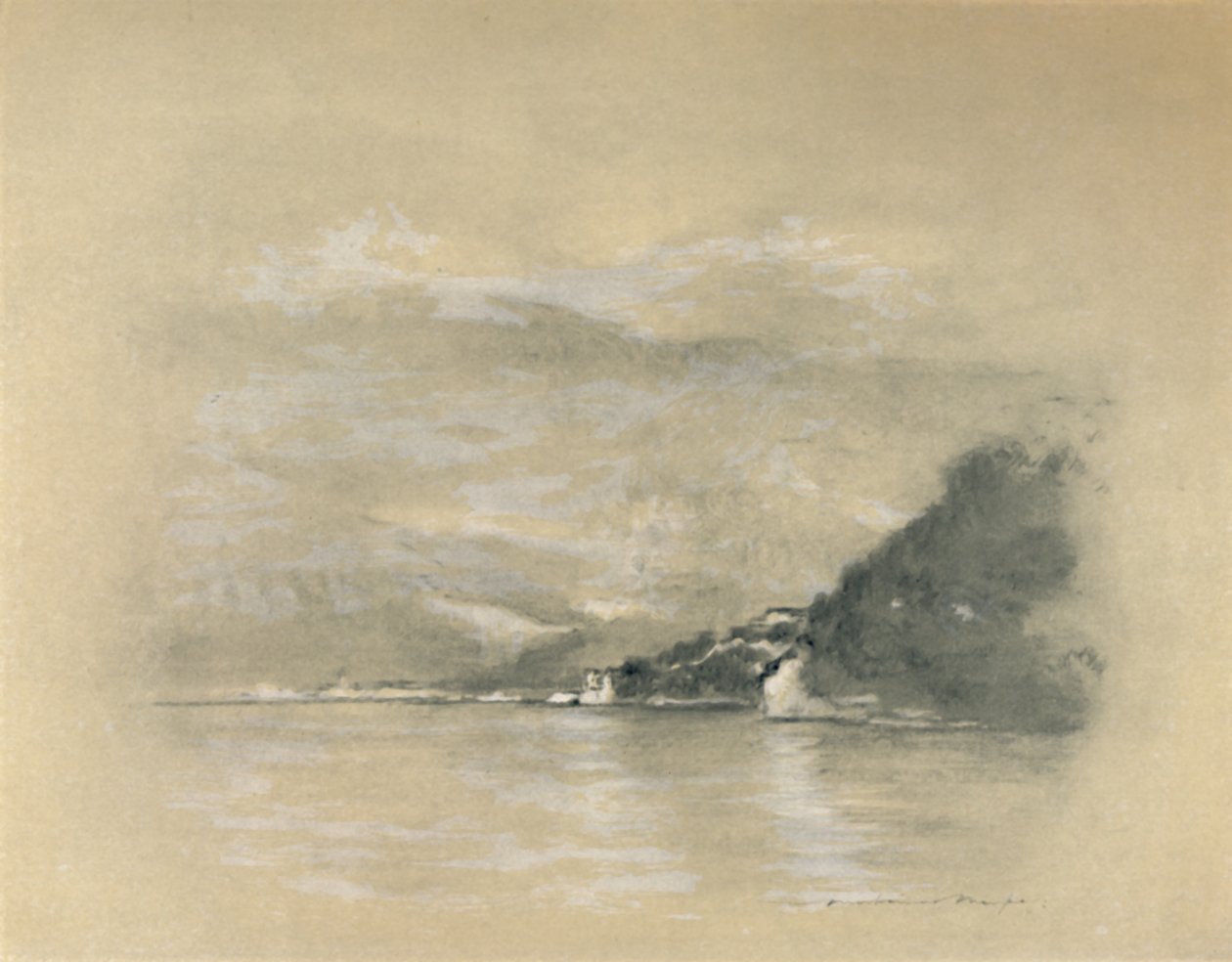 लुकर्न झील, 1903 द्वारा मोर्टिमर लुडिंगटन मेनपेस