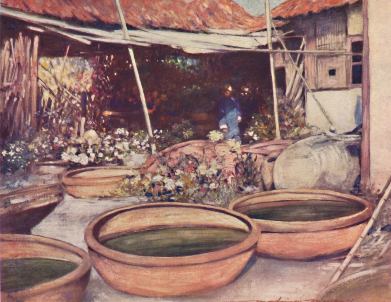 'नर्सरी गार्डन', 1903 द्वारा मोर्टिमर लुडिंगटन मेनपेस