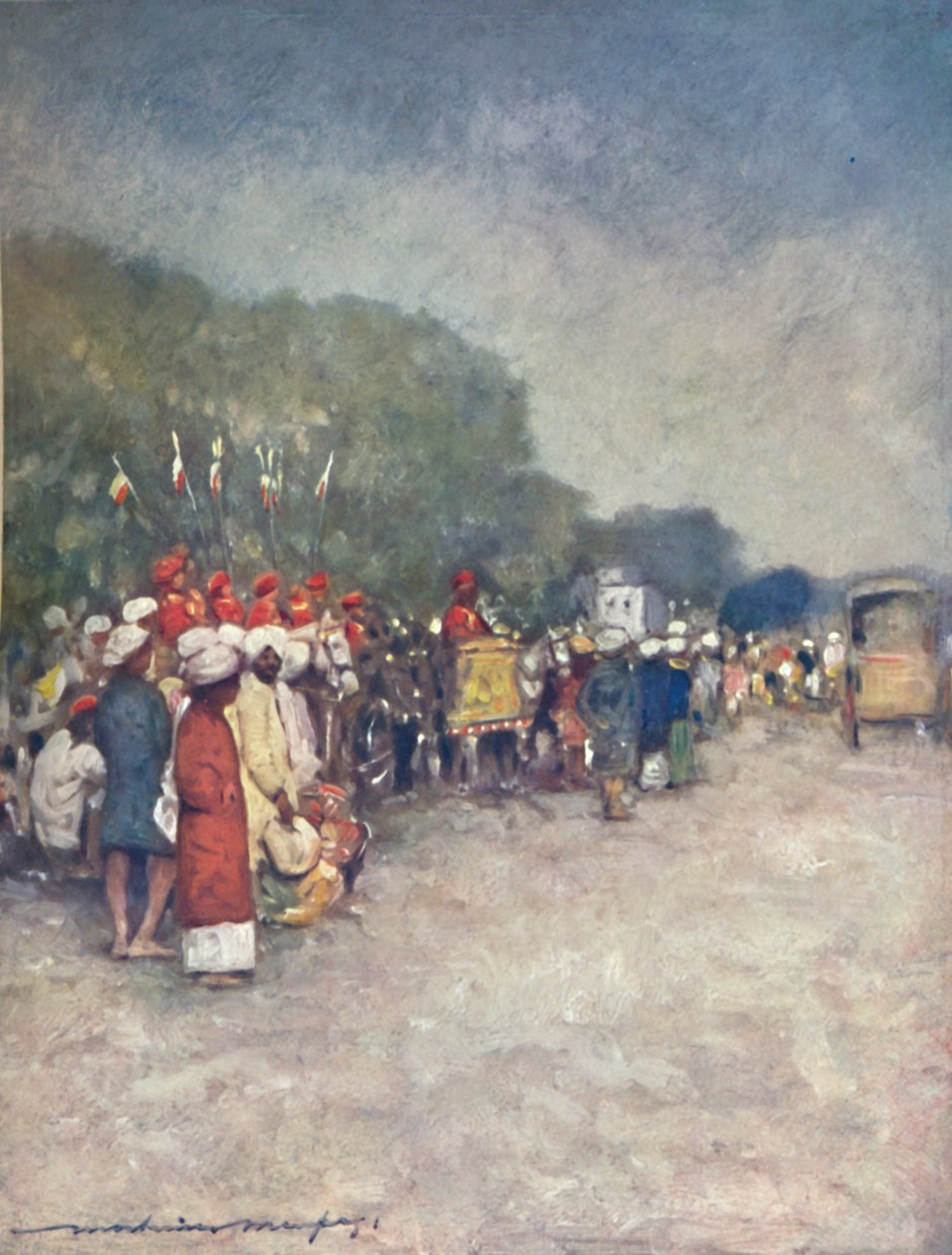 अलीपुर रोड पर, 1903 द्वारा मोर्टिमर लुडिंगटन मेनपेस