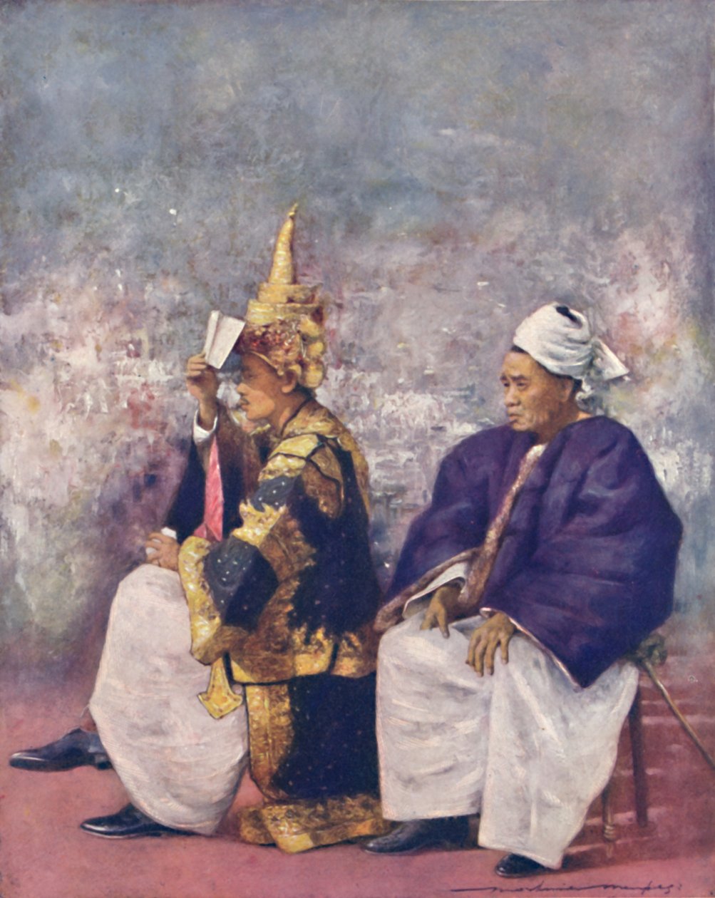 दरबार देख रहे शान प्रमुख, 1903 द्वारा मोर्टिमर लुडिंगटन मेनपेस