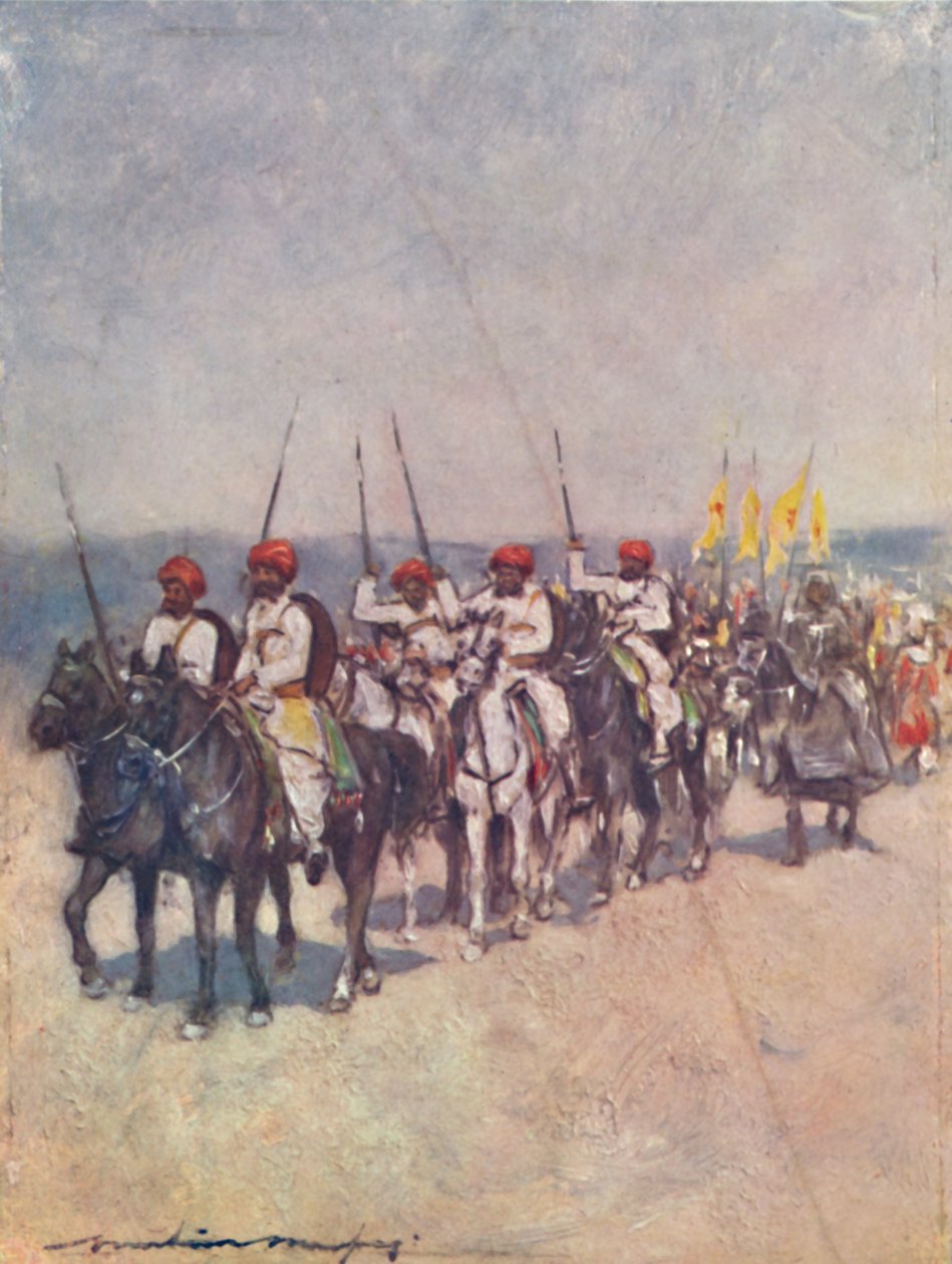 कच्छ से भाला चलाने वाले, 1903 द्वारा मोर्टिमर लुडिंगटन मेनपेस