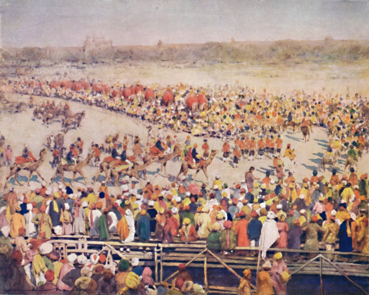 'स्टेट एंट्री', 1903 द्वारा मोर्टिमर लुडिंगटन मेनपेस