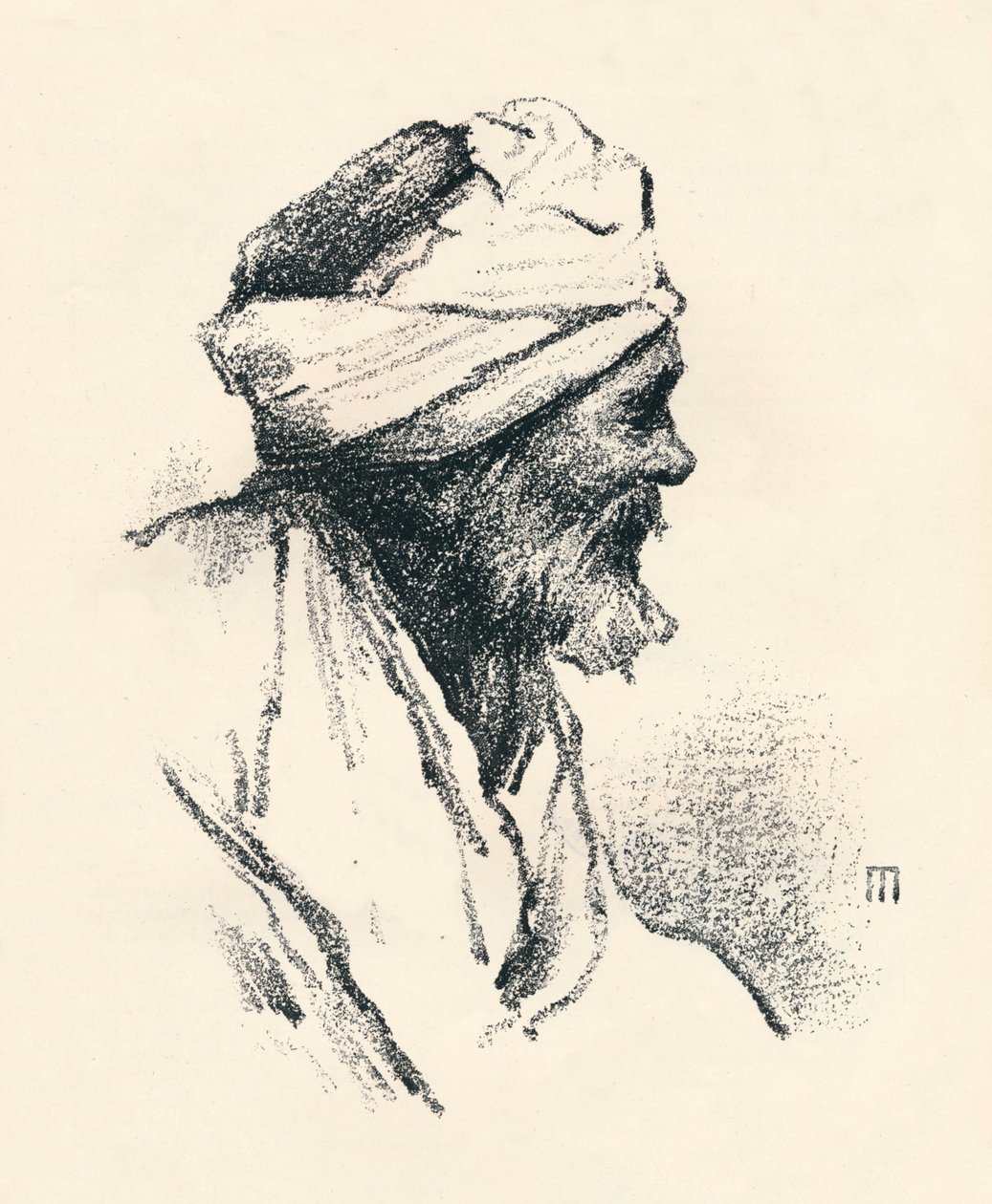 एक प्रमुख का अध्ययन, c1893, 1894 द्वारा मोर्टिमर लुडिंगटन मेनपेस