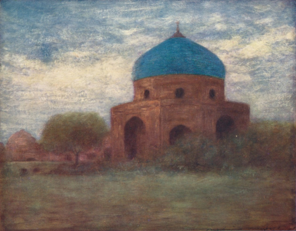 द पोर्सिलेन डोम, अमृतसर, 1903 द्वारा मोर्टिमर लुडिंगटन मेनपेस