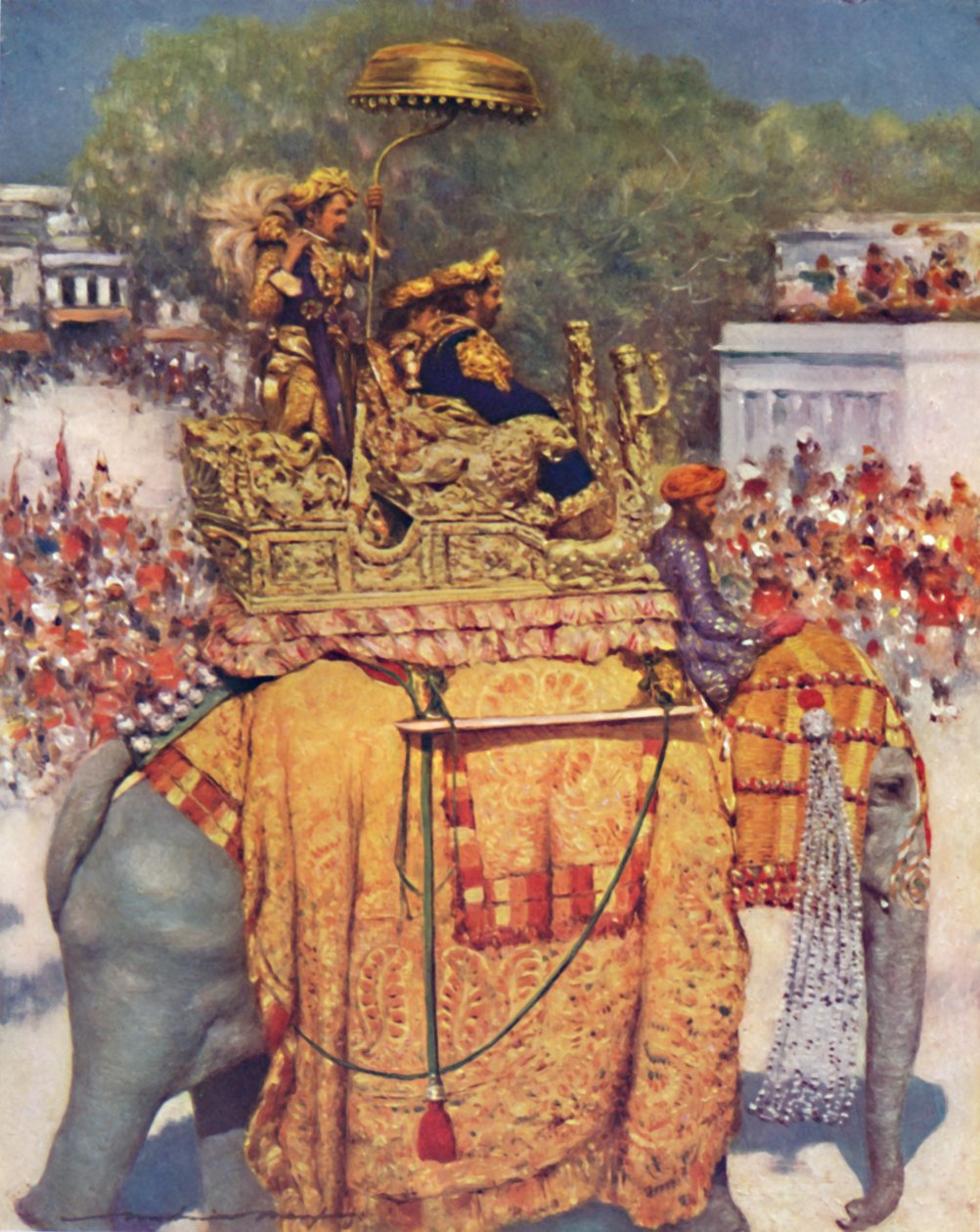 राज्य प्रवेश: एक विशिष्ट महाराजा, 1903 द्वारा मोर्टिमर लुडिंगटन मेनपेस