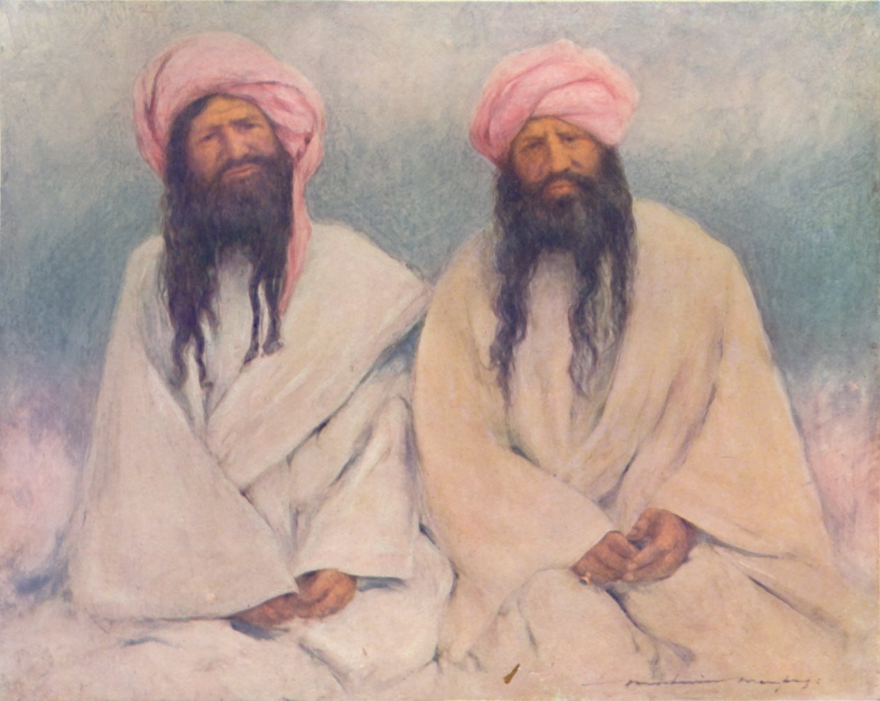 दो बलूच प्रमुख, 1903 द्वारा मोर्टिमर लुडिंगटन मेनपेस