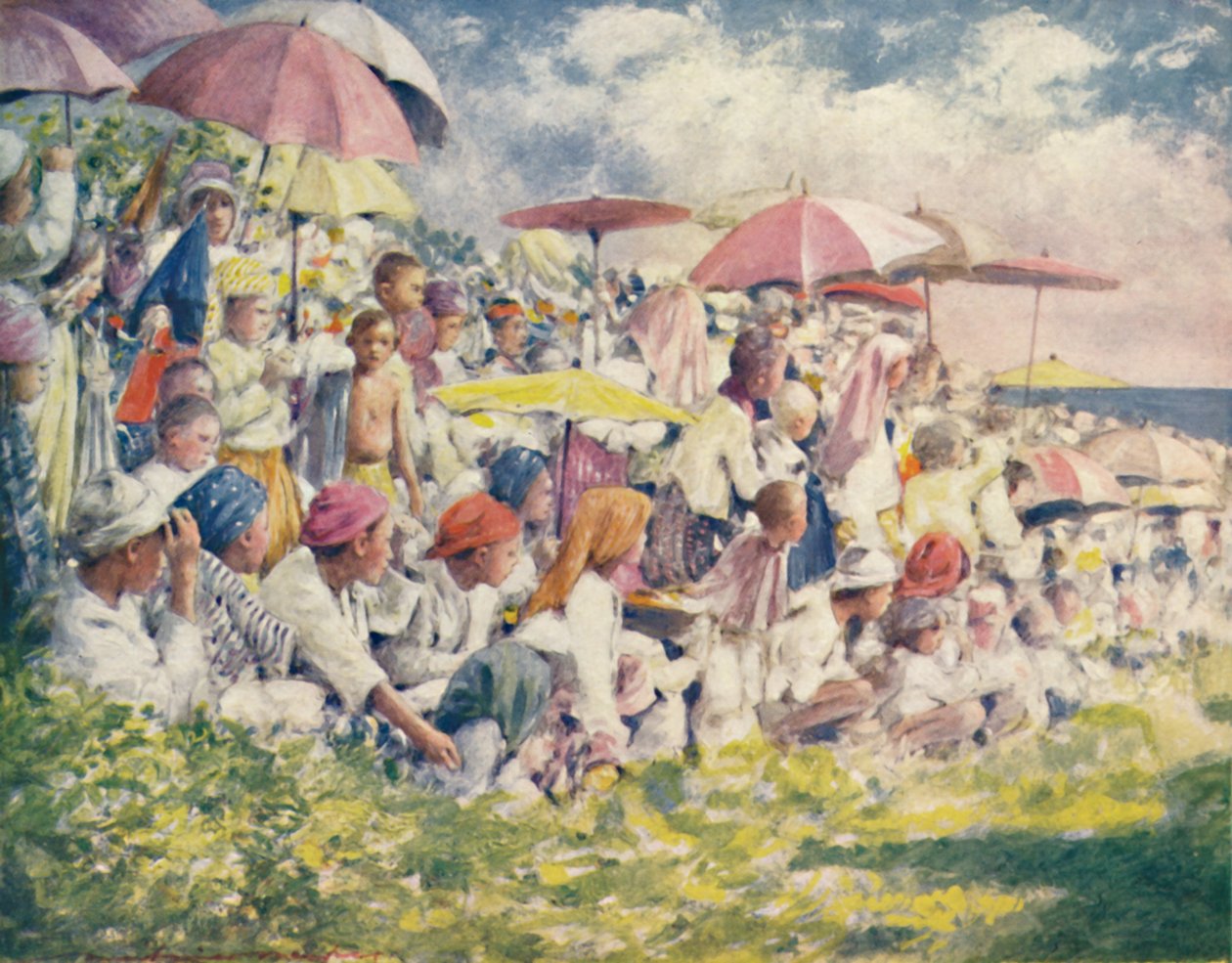 बोट-रेस देखना, 1903 द्वारा मोर्टिमर लुडिंगटन मेनपेस