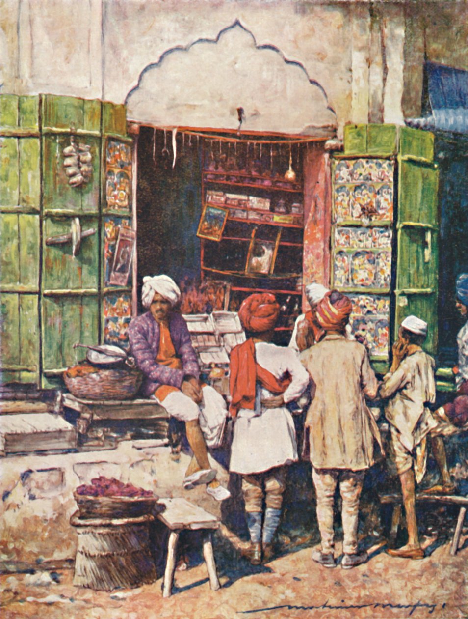 एक लोकप्रिय स्टाल, 1905 द्वारा मोर्टिमर लुडिंगटन मेनप्स
