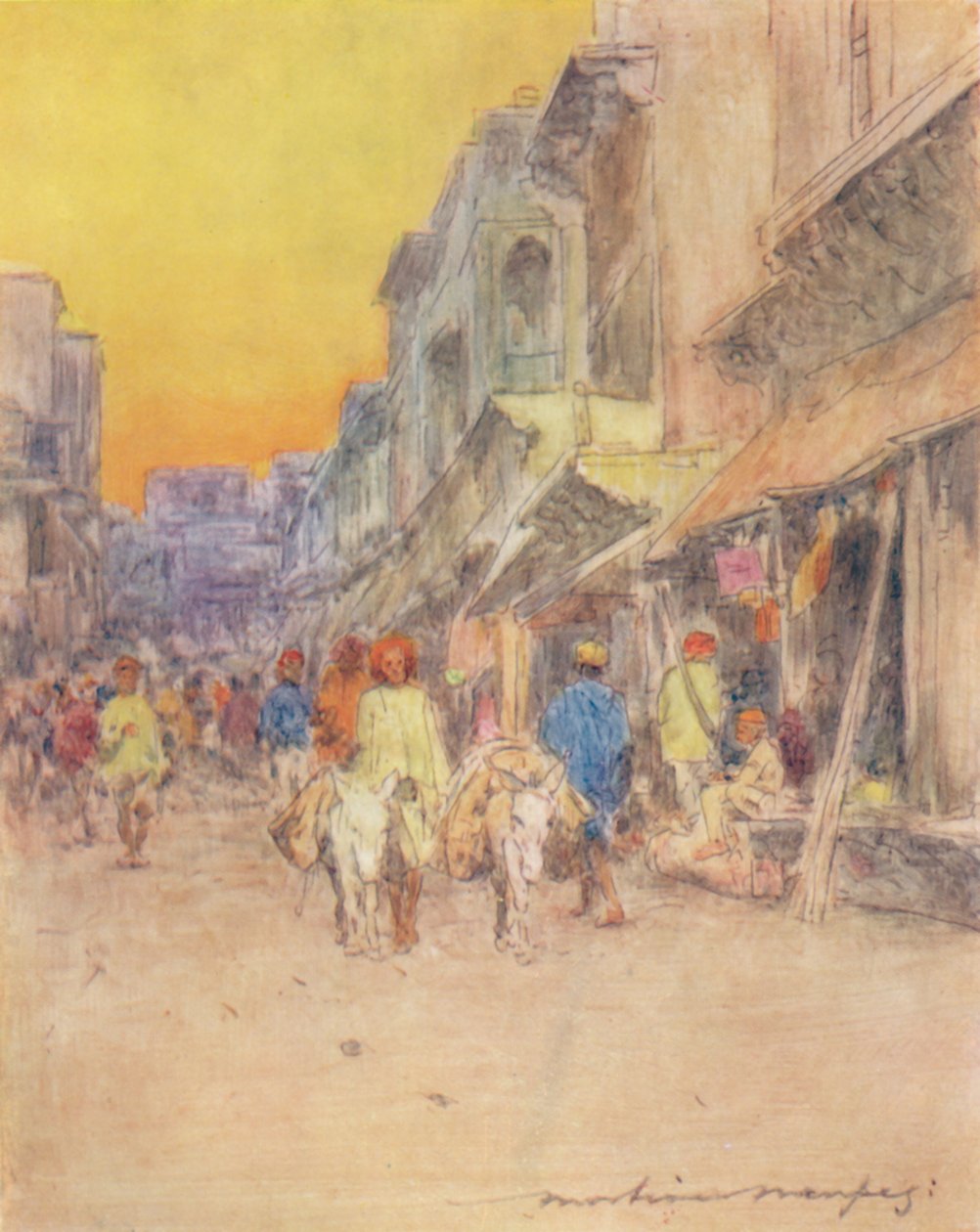 ए क्विट स्ट्रीट, 1905 द्वारा मोर्टिमर लुडिंगटन मेनप्स