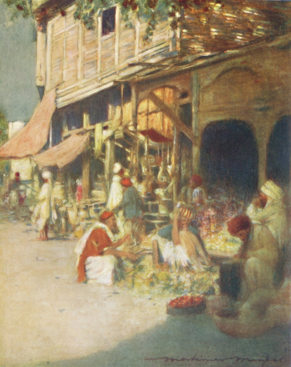 ए रग शॉप, 1905 द्वारा मोर्टिमर लुडिंगटन मेनप्स