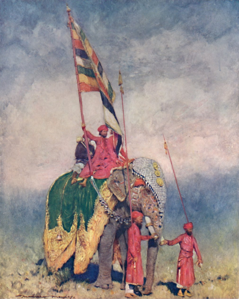 एक मानक-वाहक, 1903 द्वारा मोर्टिमर लुडिंगटन मेनप्स
