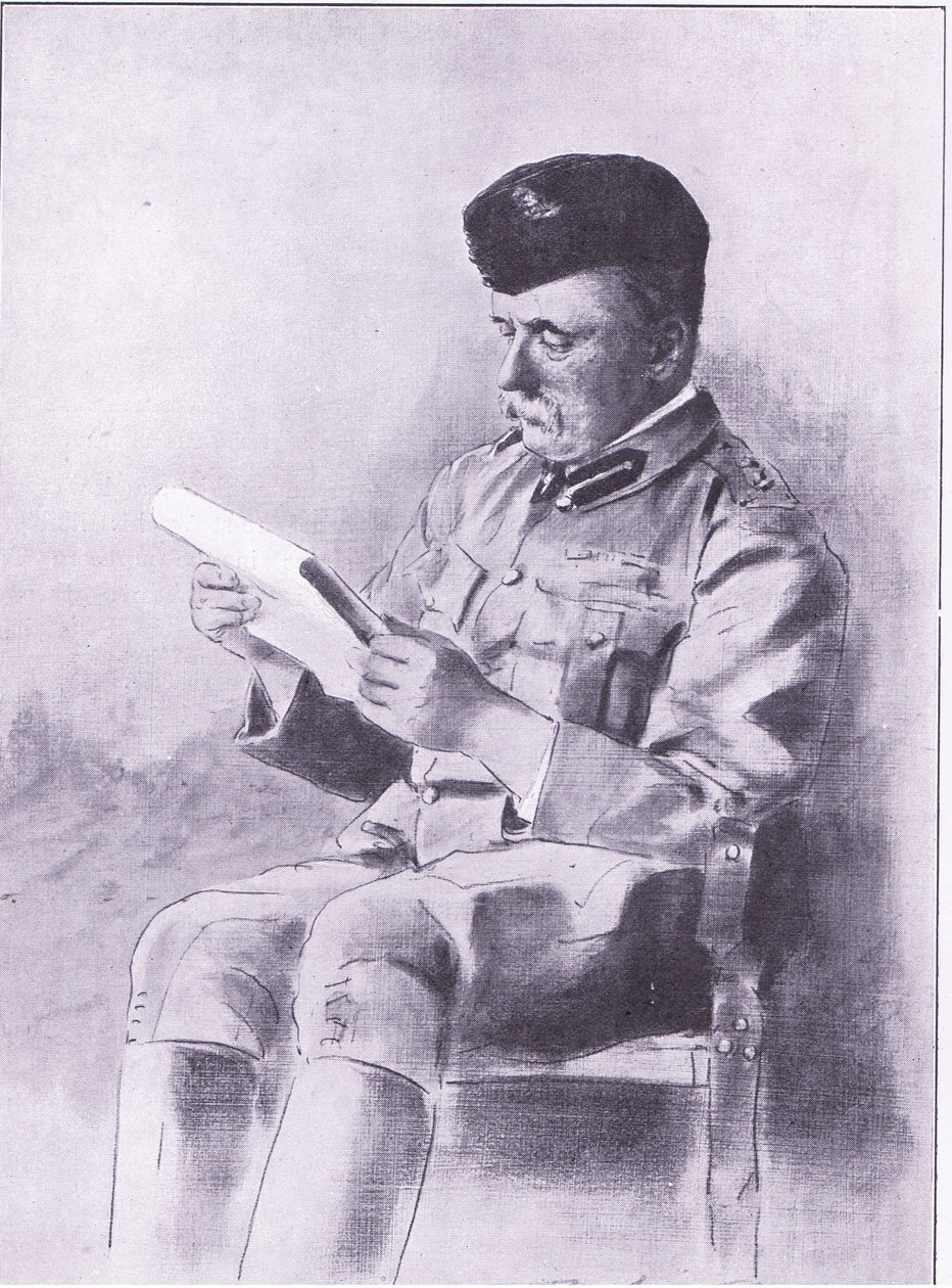 कर्नल फ्रैंच, इलस्ट्रेशन फ्रॉम आफ्टर प्रिटोरिया: द गुरिल्ला वार, 1902 द्वारा मोर्टिमर लुडिंगटन मेनप्स