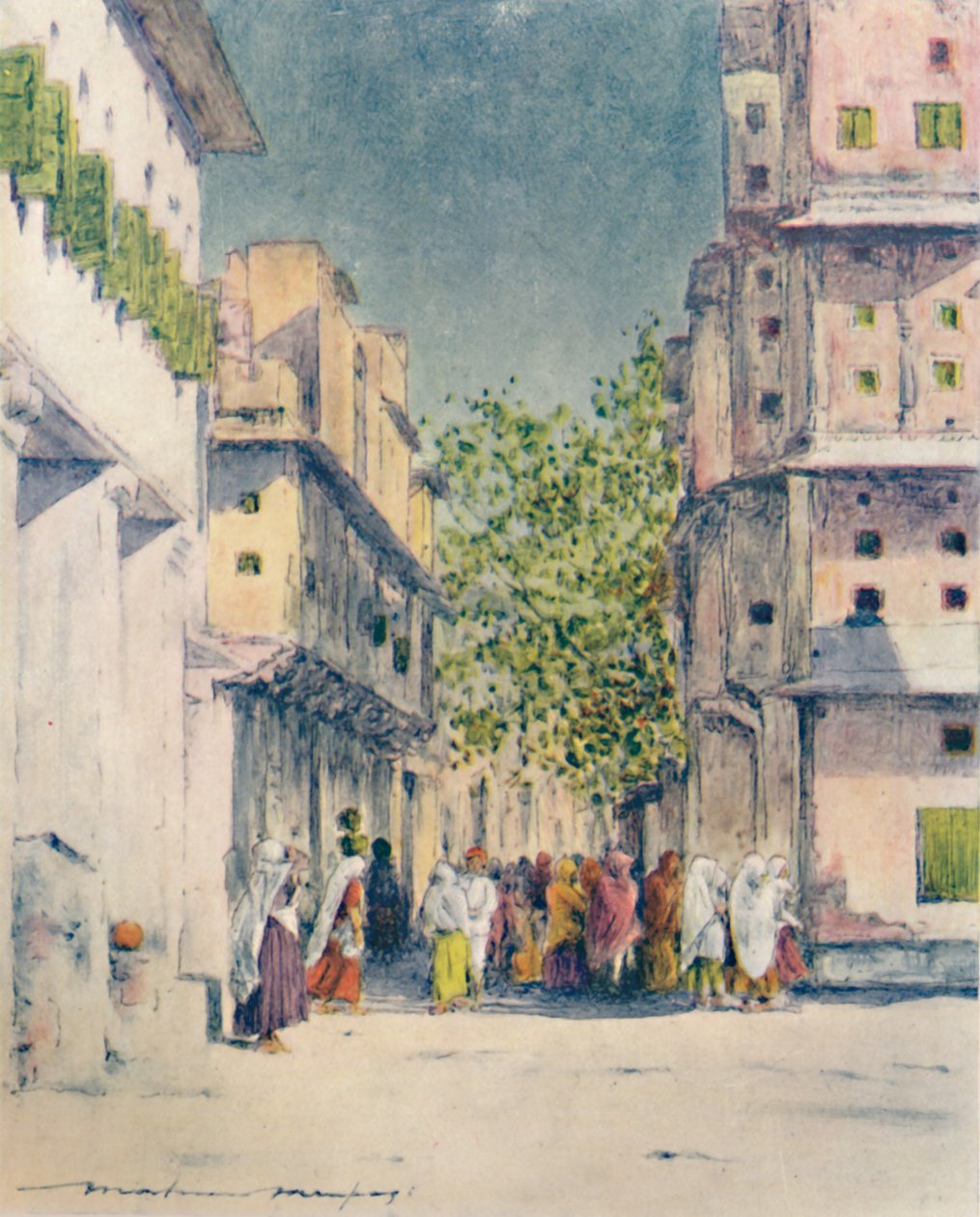 दिल्ली की सड़कों के माध्यम से, 1905 द्वारा मोर्टिमर लुडिंगटन मेनप्स
