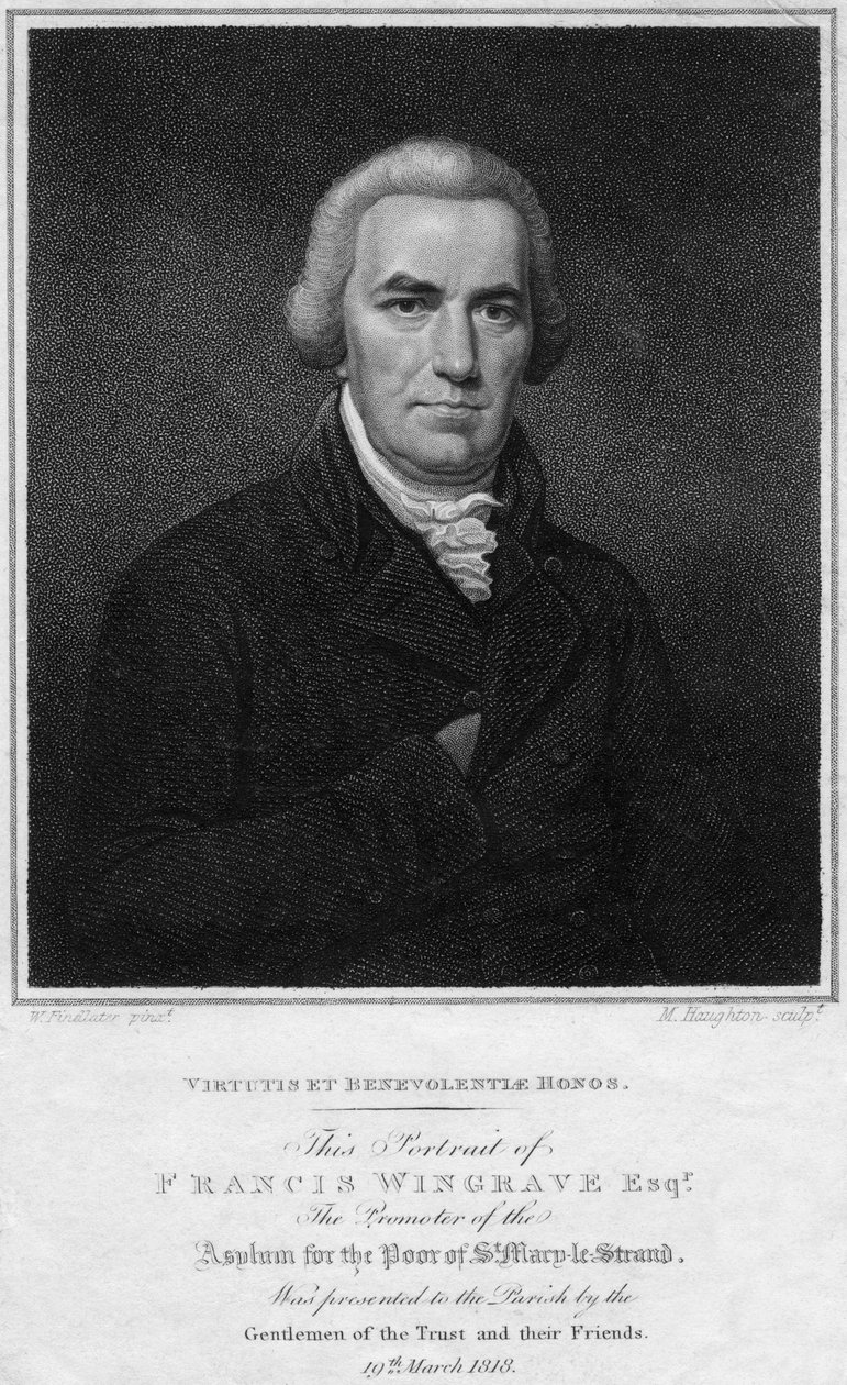 फ्रांसिस विंगरवे c1789-1823, 1818। द्वारा मूसा हाउटन