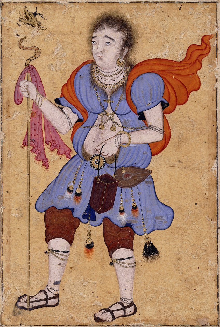 एक तीर्थ, c.1570 द्वारा मुगल स्कूल