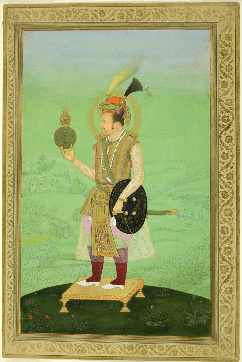 सम्राट जहांगीर का चित्र, c.1800 द्वारा मुगल स्कूल