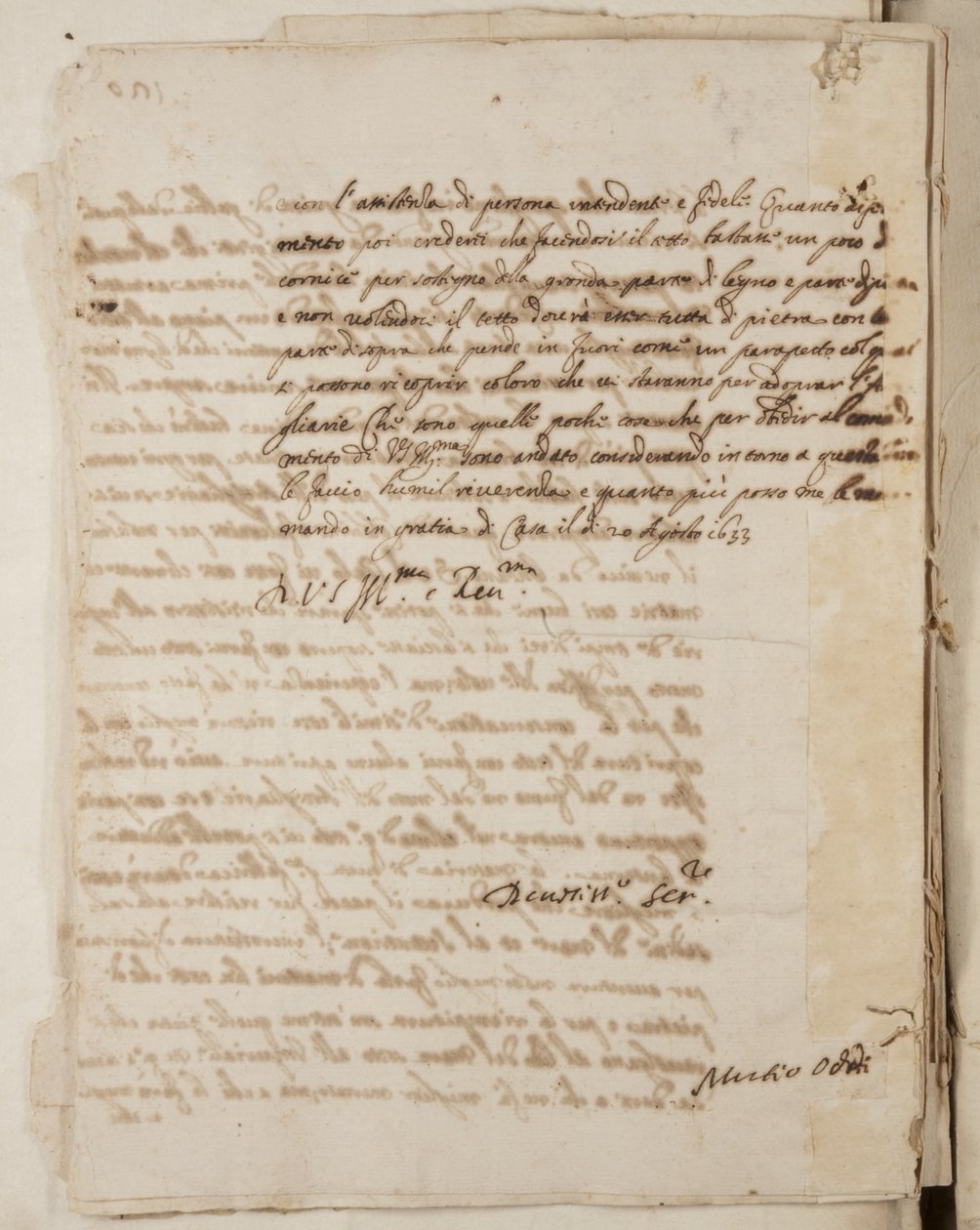 उरबिनो और अन्य के म्यूटियो ओड्डी द्वारा चित्र का पोर्टफोलियो, p120, c.1635-40 (बाध्य मात्रा में कागज पर कलम और स्याही) द्वारा मुजियो ओड्डी