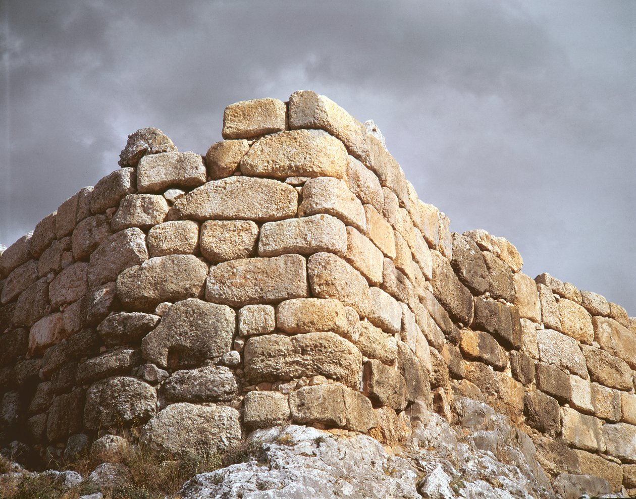 एक पत्थर की दीवार फोटो का विस्तार द्वारा Mycenaean