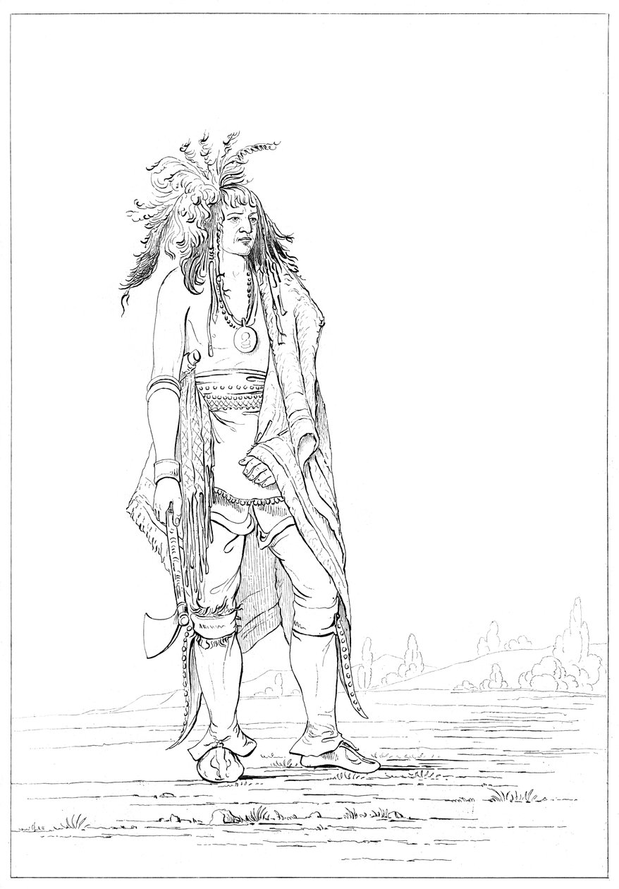 Iroquois बहादुर, 1841। द्वारा मायर्स एंड को