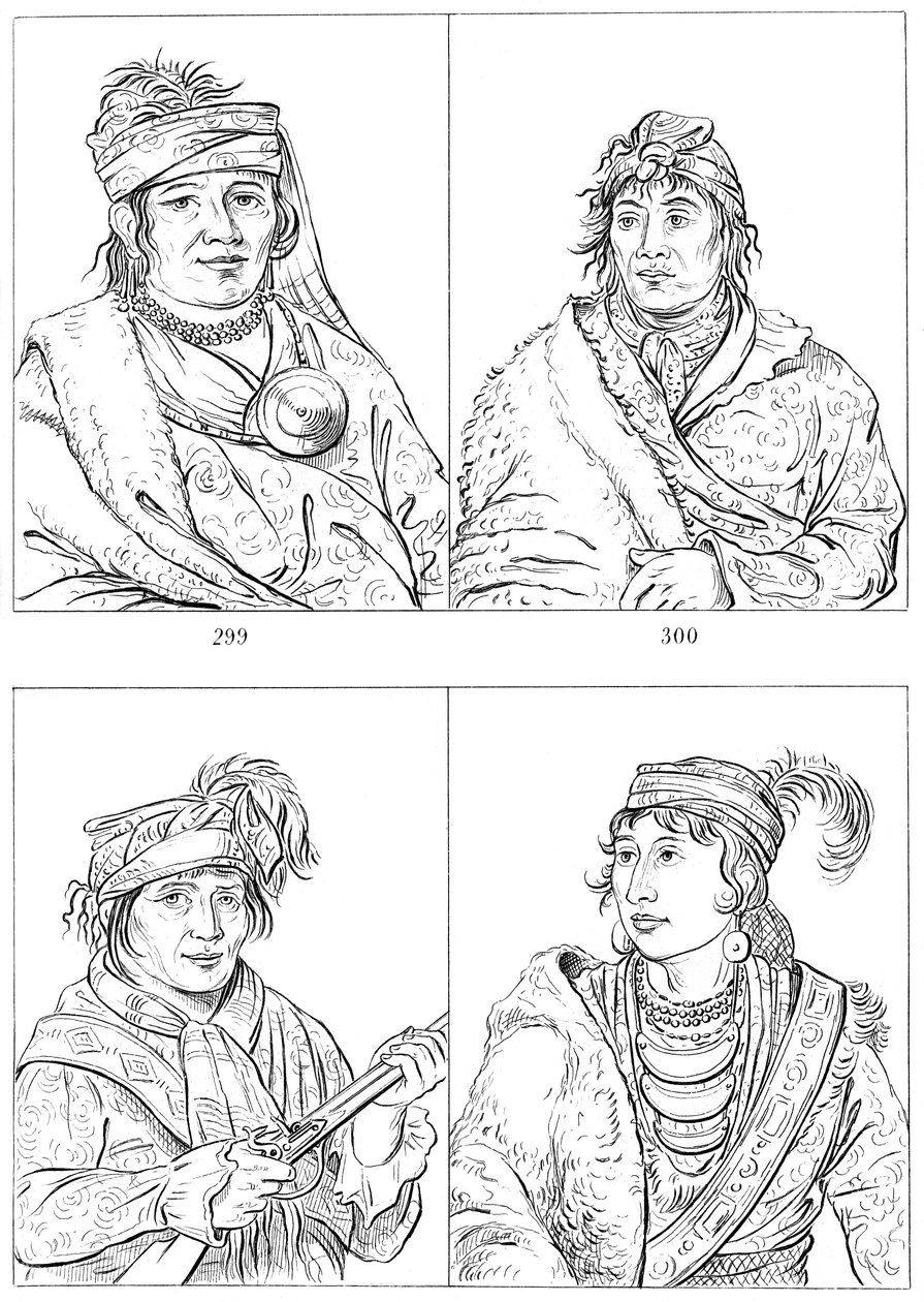 सेमिनोले प्रमुख, फोर्ट मूली, दक्षिण कैरोलिना, 1837-1838 1841। द्वारा मायर्स एंड को