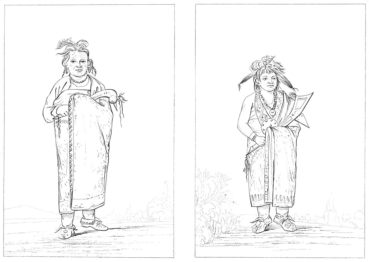 विनेबागोस, 1841। द्वारा मायर्स एंड को