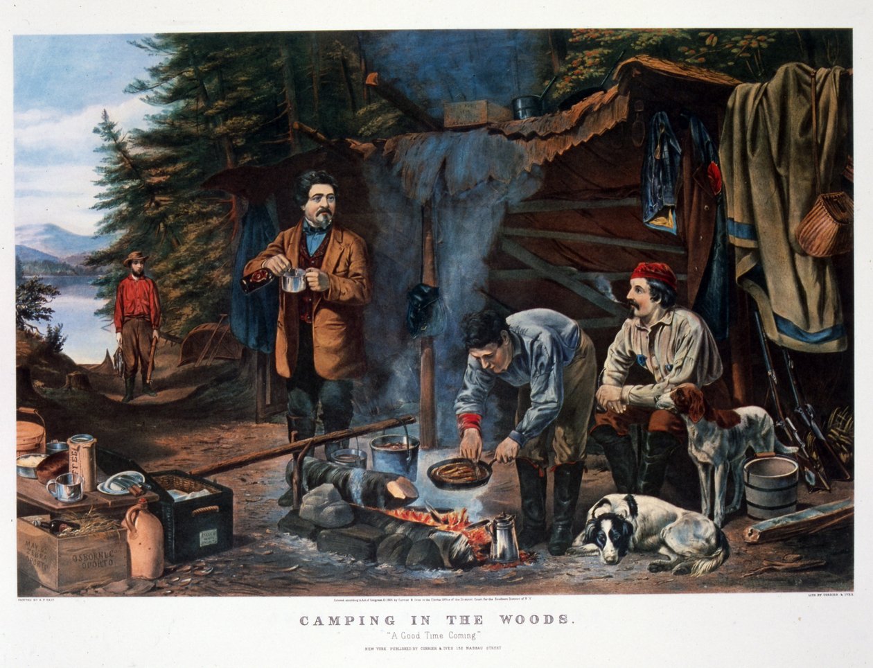  द्वारा एन. और इवेस जेएम (1824-95) क्यूरियर