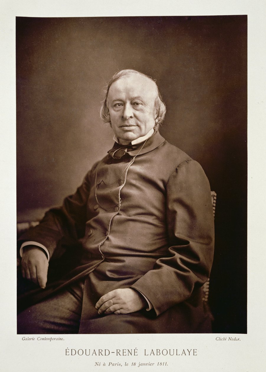 एडोमर्ड-रेने लाबोलेय (1811-83), &39;समकालीन गैलरी&39; से, c.1874-78 द्वारा नादर