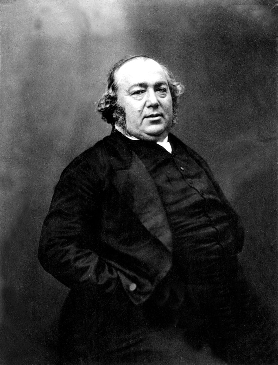 फ्रांसीसी आलोचक जूल्स जेनिन, नादर द्वारा फोटो खिंचवाए गए, c.1855 द्वारा नादर