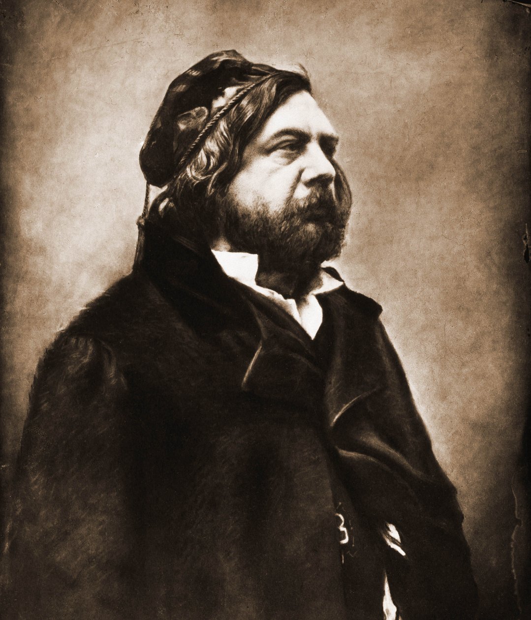थियोफाइल गौटियर का पोर्ट्रेट, कवि 1811-1872 (फोटो) द्वारा नादर