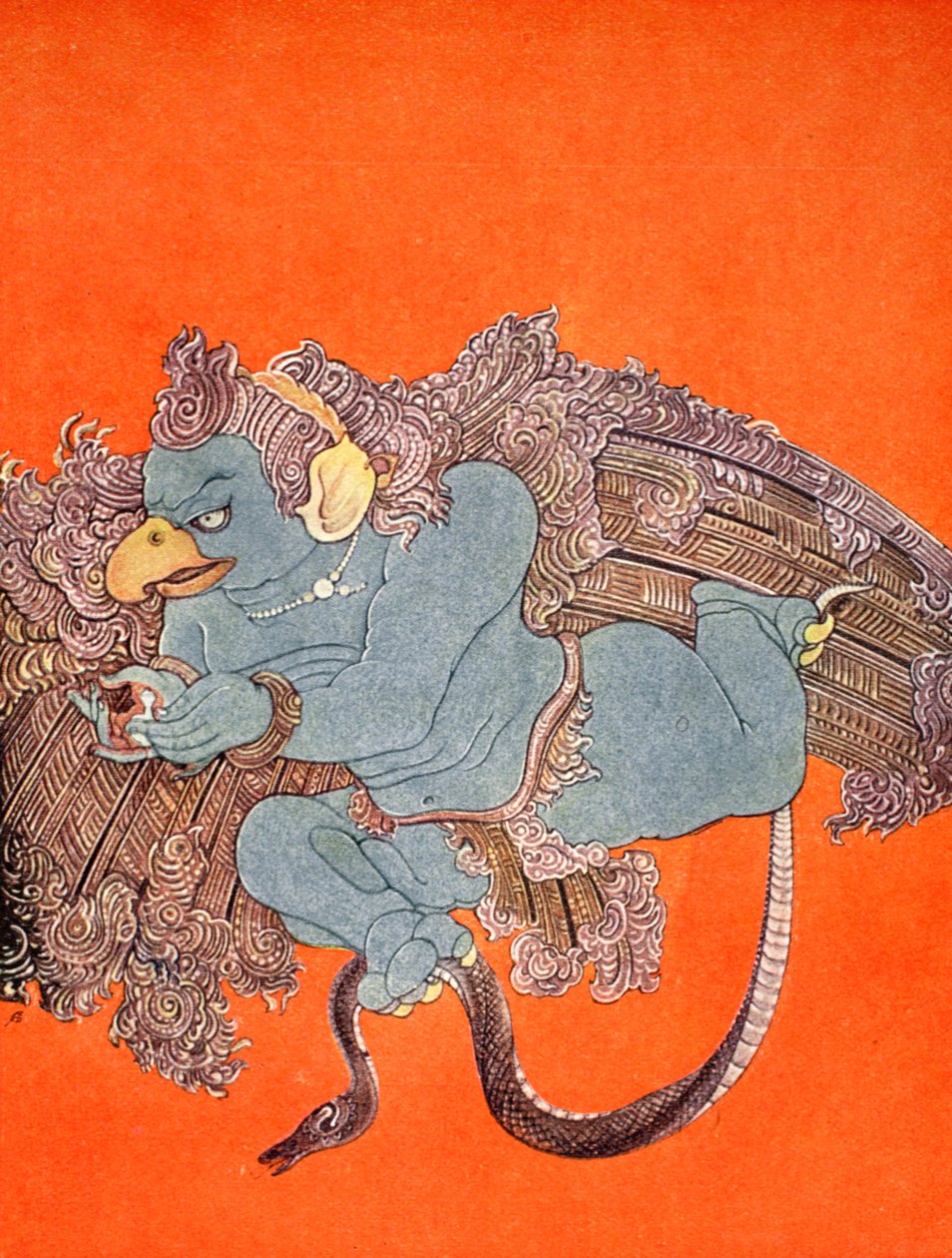 गरुड़, 1913। द्वारा नंदलाल बोस