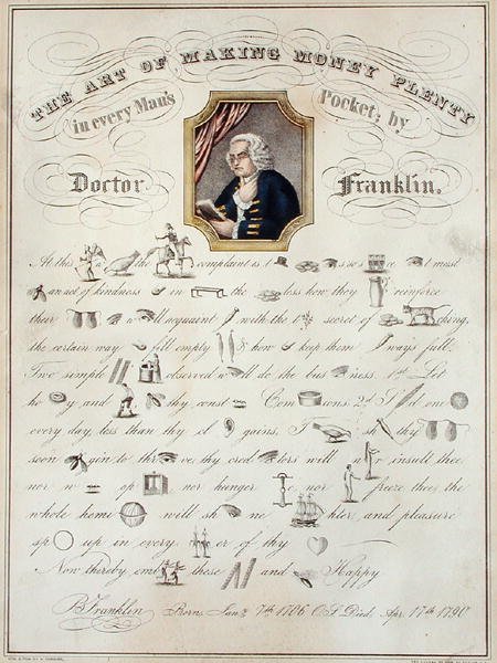 भरपूर पैसा कमाने की कला, c.1870 (कलर लिथो) (32914 भी देखें) द्वारा नथानिएल करियर