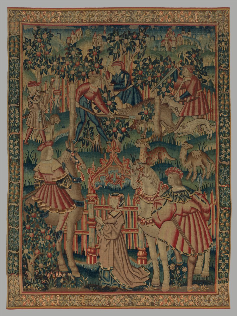 जंगली सूअर का शिकार, सी। 1515-35 द्वारा नीदरलैंड के स्कूल