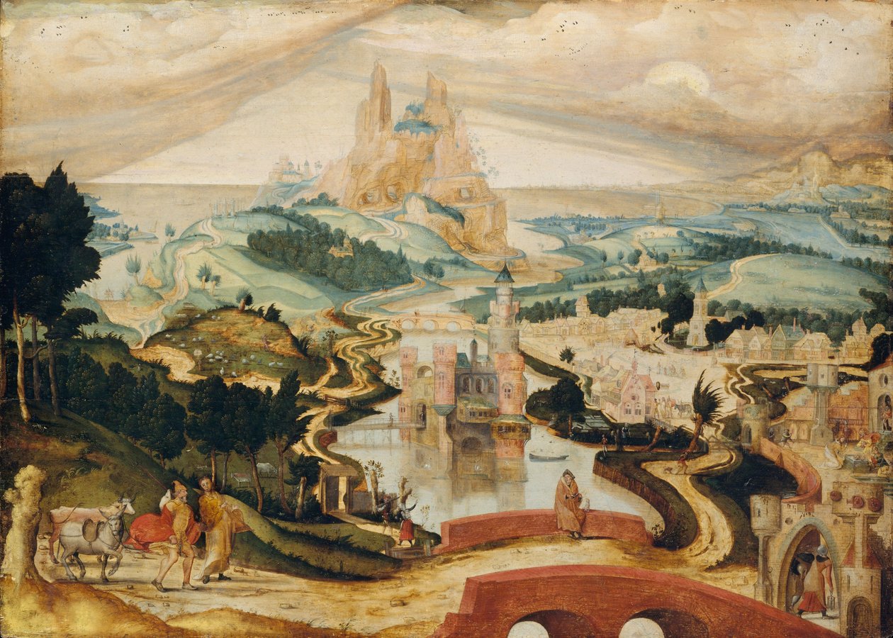 बेथलेहम में आगमन, c.1540 द्वारा नीदरलैंड के स्कूल