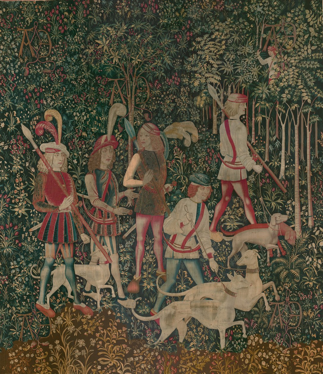 हंटर्स वुड्स दर्ज करें, c.1500 द्वारा नीदरलैंड के स्कूल