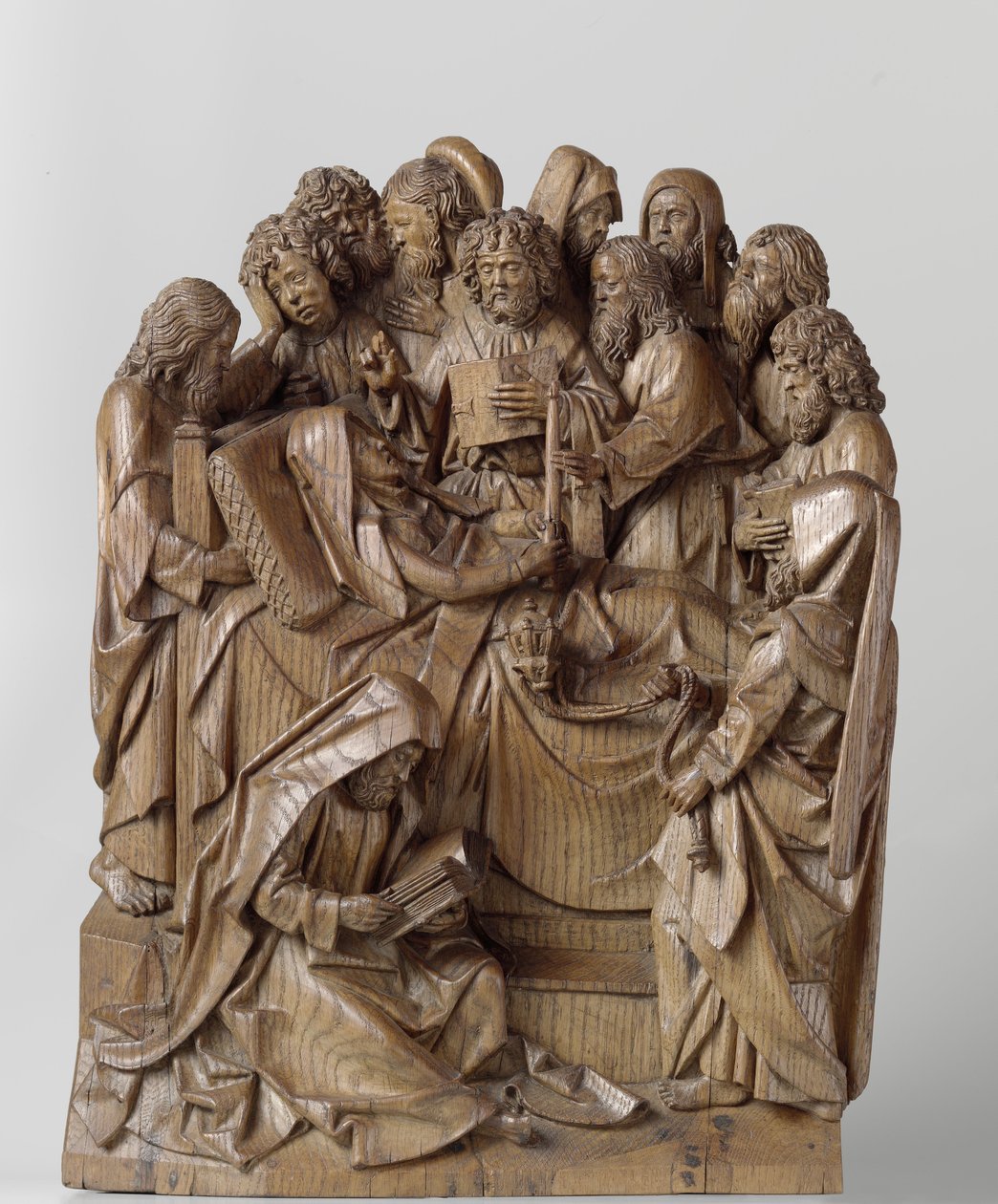 द डेथ ऑफ़ द वर्जिन, c.1475-77 द्वारा नीदरलैंड के स्कूल