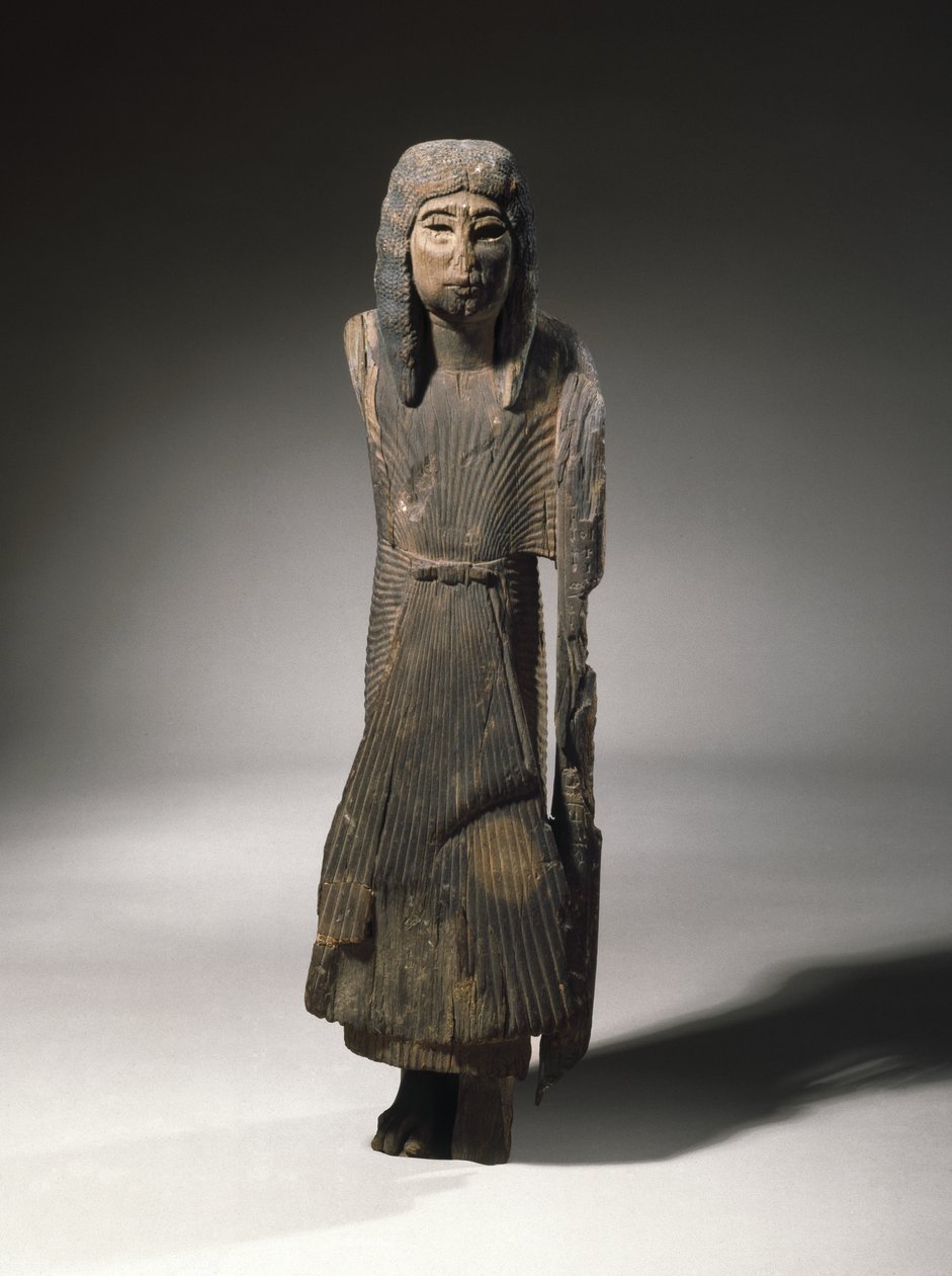 सी-एसेट की स्थायी प्रतिमा, c.1279-1203 ईसा पूर्व (लकड़ी) द्वारा न्यू किंगडम मिस्र