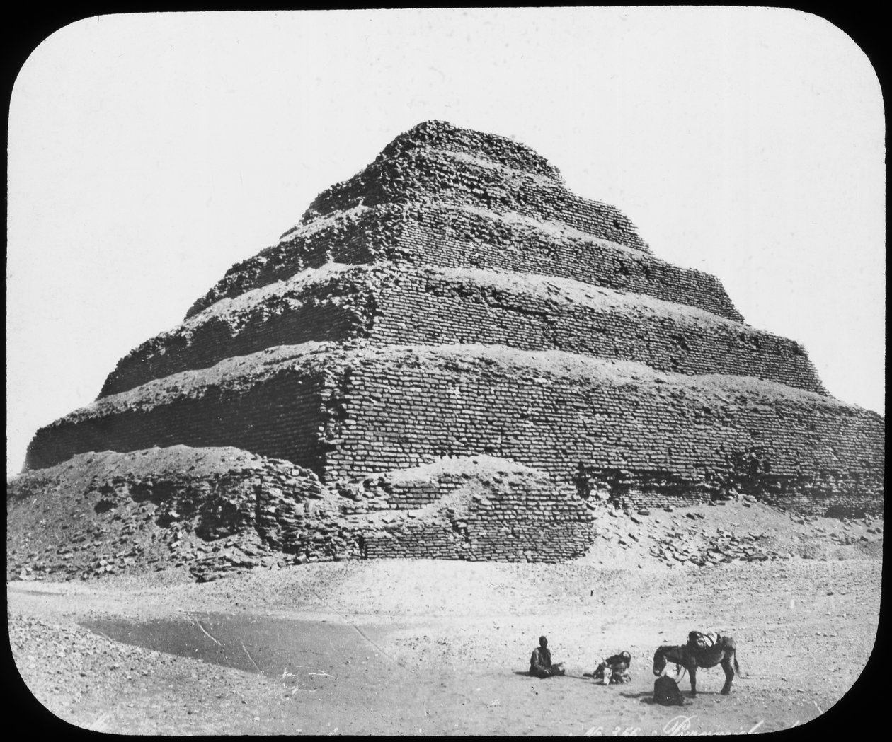 किंग जोसर, सककारा, मिस्र का चरण पिरामिड, c1890 द्वारा न्यूटन और सह