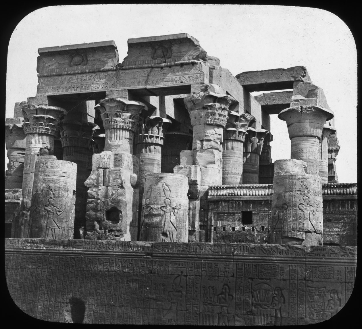 कोम ओम्बो का मंदिर, मिस्र, c1890 द्वारा न्यूटन और सह