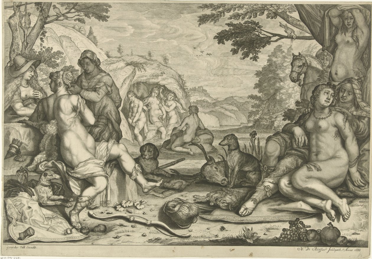 कैलिस्टो में डायना द्वारा Nicaise de Ruyter