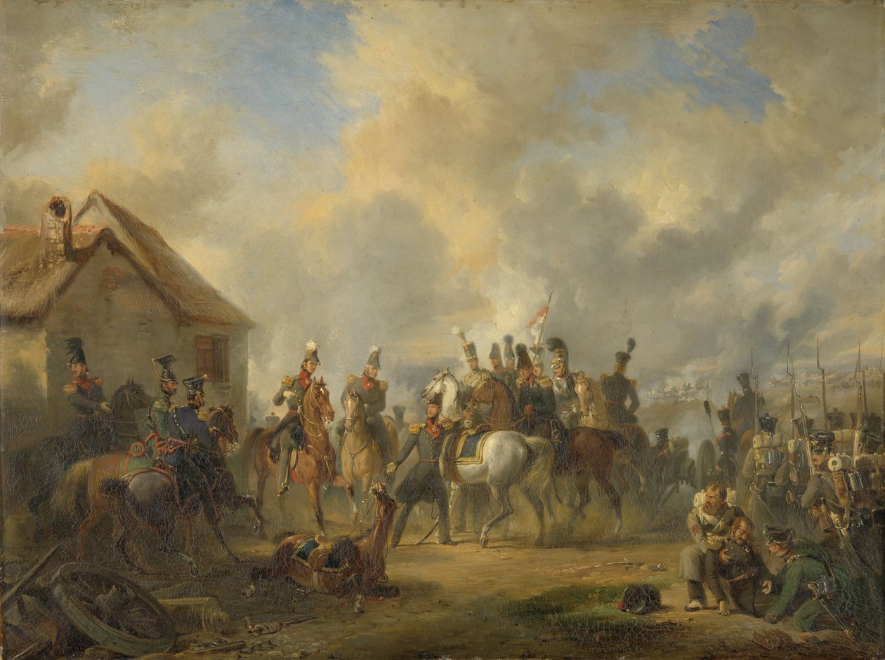 टेन डेज़ अभियान, 1833 के दौरान बैटरसेम की लड़ाई द्वारा निकोलस पिएमैन