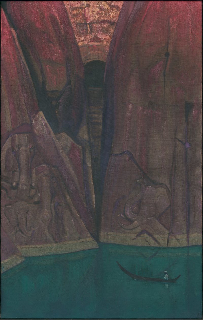 आश्रम, "आश्रम" श्रृंखला, 1931 द्वारा निकोलस रोएरिच