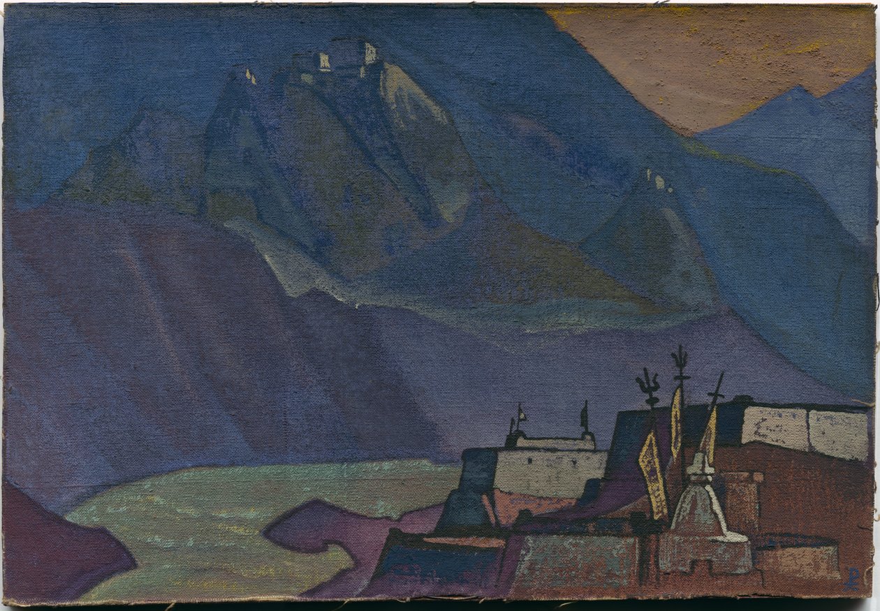 चंद्र नदी, 1932 द्वारा निकोलस रोएरिच